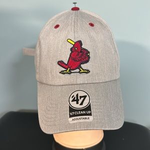 Cardinals Clean Up '47  Adjustable Ball Cap New